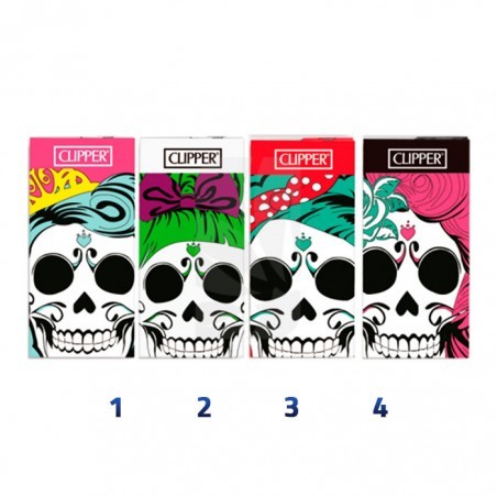 COMPRAR Papeles de Liar Pin Up Skull con Tips de CLIPPER