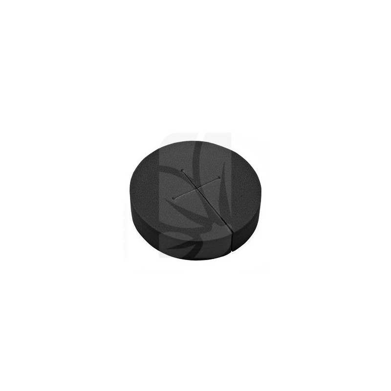 Disco de neoprene preto 5 cm Disco de neoprene preto 5 cm