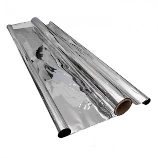 Plástico reflectante MYLAR 50 micras 1.4 x 30 metros