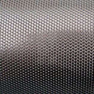 Plástico Mylar diamante/blanco Lightite 1.25m x 100m x 125µm