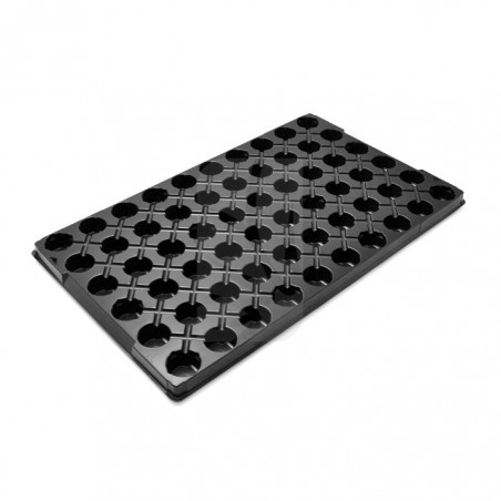 Empty 60-cell tray for 33mm Jiffy pellets.✅