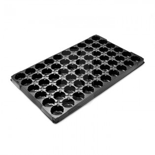 Bandeja plastico JIFFY vacia 41 mm. 60 Alv.