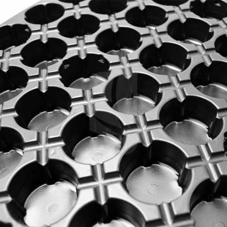 Bandeja plastico JIFFY vacia 41 mm 60 Alv.