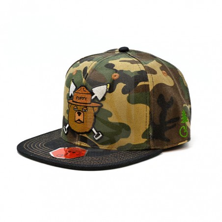 Gorra Cañamo - Puffy The Bear Camo GRASSROOTS