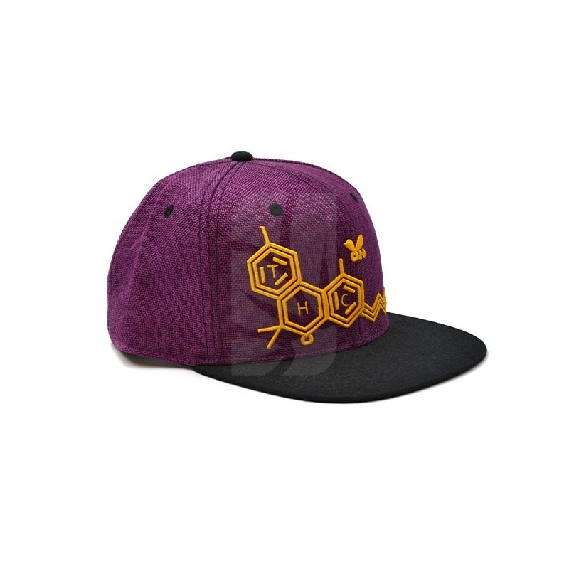 Gorra Cañamo - THC BEE PURPLE