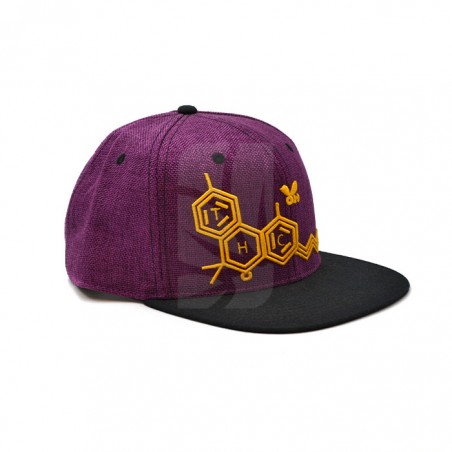 Gorra de Cáñamo THC Bee Purple de Grassroots