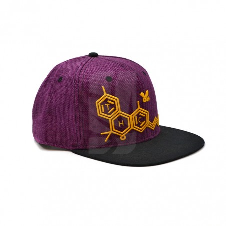 Gorra Cañamo - THC BEE PURPLE