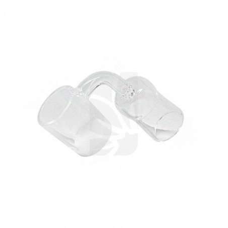 Female Banger White Base Flat Quartz 19 mm. ✅