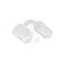 Banger Hembra de Base Blanca Cuarzo Plano 19 mm. Banger Hembra de Base Blanca Cuarzo Plano 19 mm.
