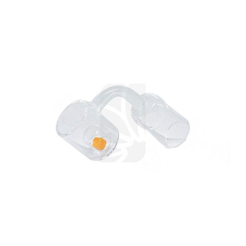 Banger cuarzo amarillo hembra 19mm. Núcleo de cadmio Banger cuarzo amarillo hembra 19mm. Núcleo de cadmio