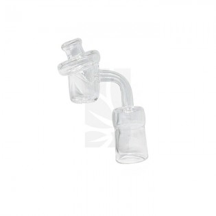 Quartz Banger with Female Airflow Crystal Stopper 19 mm.