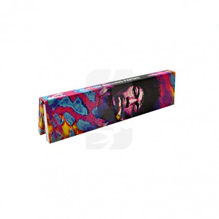 Papeles de Liar Purple Haze de Jimi Hendrix King Size Slim con Tips de Snail