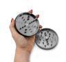 GRINDER CON IMAN 2 PARTES GRIS (89 MM) GRINDER CON IMAN 2 PARTES GRIS (89 MM)