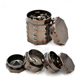 4-Part CNC Grinder in Aged Copper ⚡ BUY