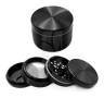 Grinder Ripple 4 Partes 62mm. Negro