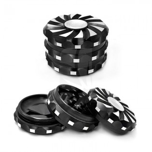 Grinder Premium Spinner Black in 3 Parts by Atomic 🖤