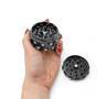 Grinder 3 part Atomic Premium Spinner Negro