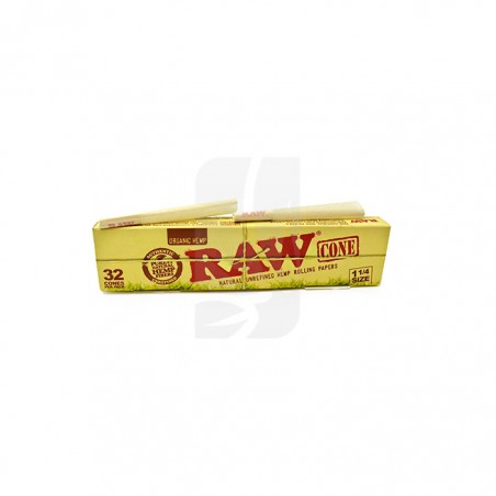 Conos Orgánico en 1 1/4 con 32 Unidades de RAW