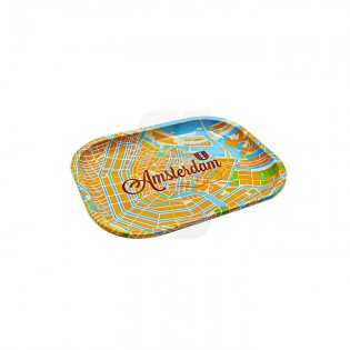 Bandeja Metálica Mapa de Amsterdam 18 x 14 cm