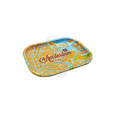 Amsterdam Map Metal Tray 18 x 14 cm