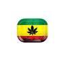 Rasta Leaf Small Rolling Tray 18 x 14 cm