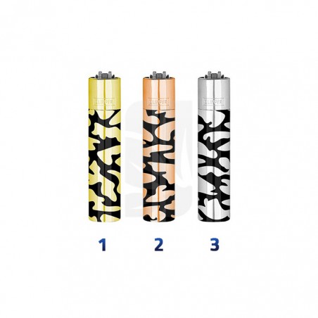Mechero CLIPPER Metal Camouflage