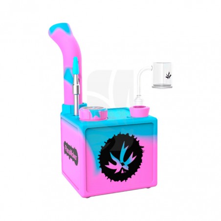 Comprar Bong KUBE Kotton Kandy de Silicona - Rosa barato