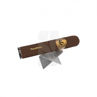 Colecciona Pipa KUBAN Marrón Oscuro de Silicona con Grinder