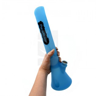 Kirby Indy Glow Blauer Silikon-Bong