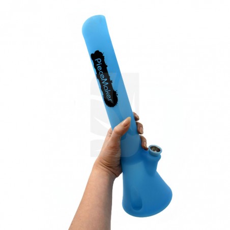 Kirby Indy Glow Blauer Silikon-Bong