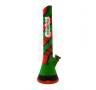 Kirby Silicone Bong – Green/Black/Red