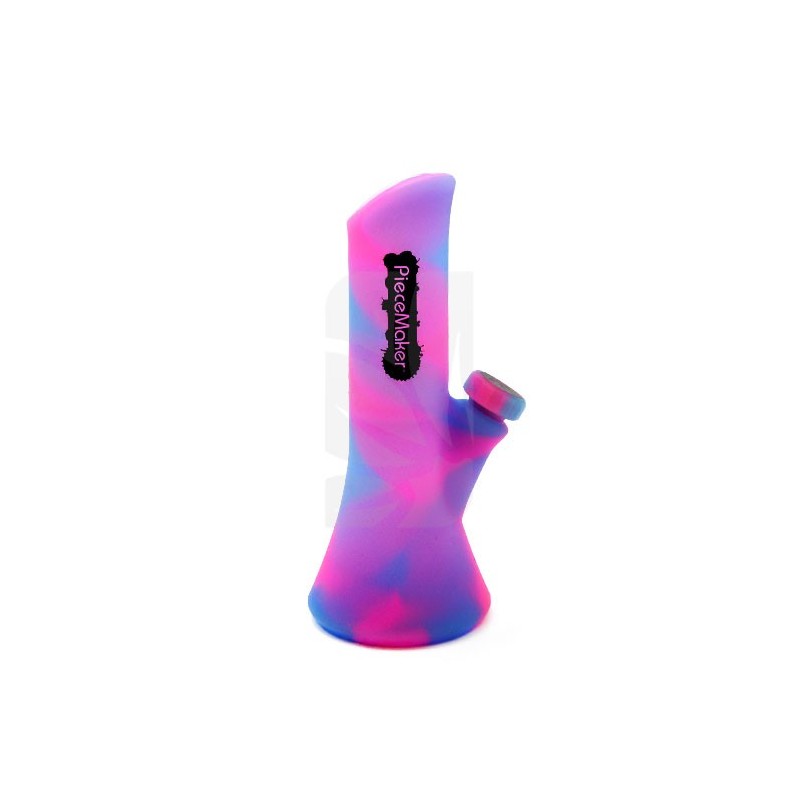 Bong de silicona Kali Kotton Kandy Azul/Rosa