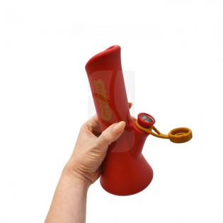 Red Silicone Bong Kali Go