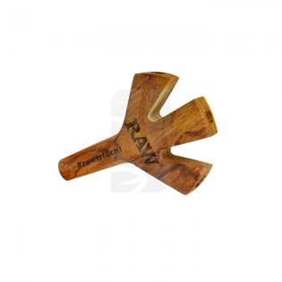 Raw Trident Wooden Pipe Cig Holder ✌ Triple