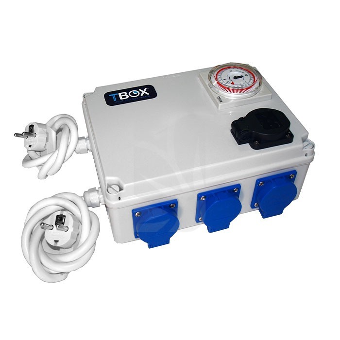 TEMPOBOX Timer 8 x 600 W With Heater Socket