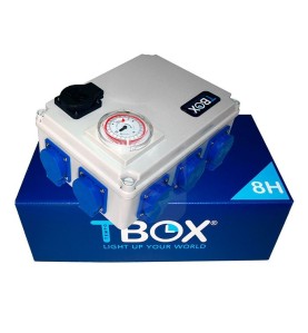 Temporizador TEMPOBOX 8 x 600 W C/ Toma calentador