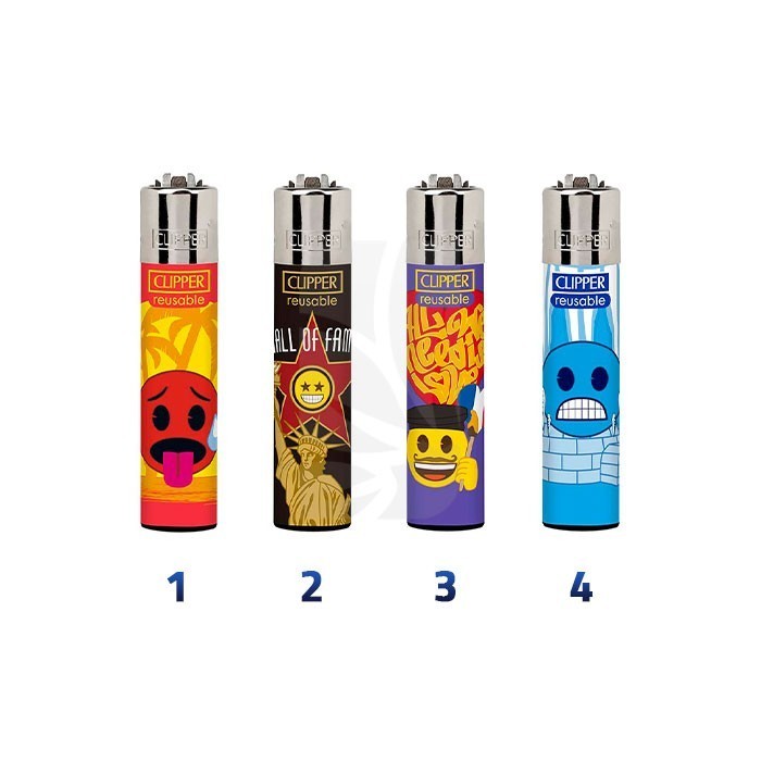 Accendino CLIPPER Emoji Cities