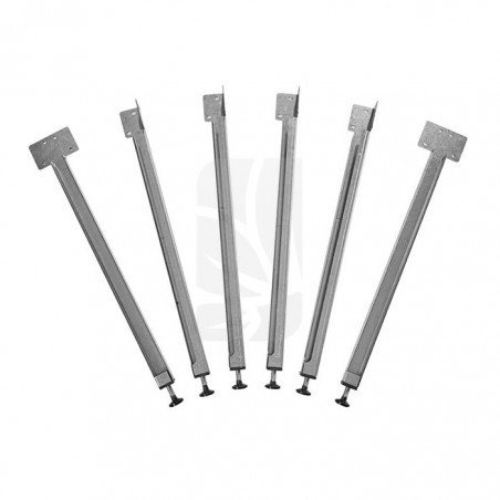 Kit patas largas soporte 2 x 1 m.