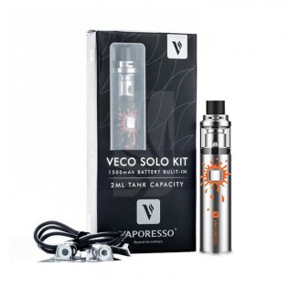 Vaporizador Veco Solo Kit 2 ml. Stainless