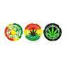 Colorful Leaf Glass Ashtray