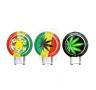 Cenicero Cristal Hojas Weed Cenicero Cristal Hojas Weed