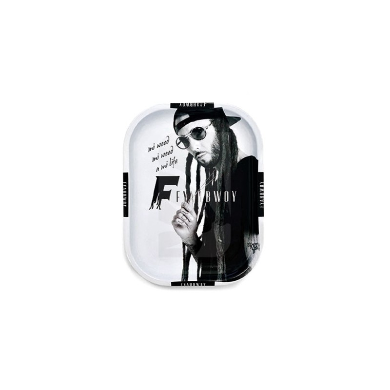 Small FyahBwoy Rolling Tray Small FyahBwoy Rolling Tray