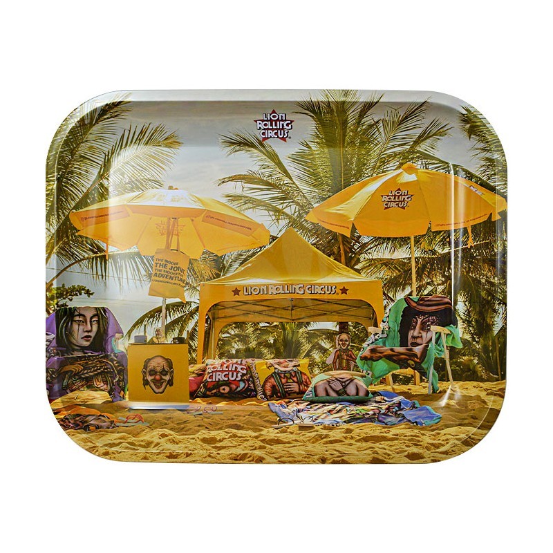 Lion Rolling Circus Beach Tray Lion Rolling Circus Beach Tray