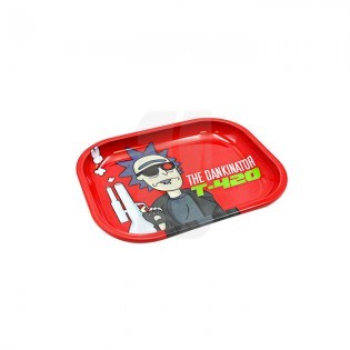 Metal Rolling Tray – The Dankinator – Small 18 x 14 cm