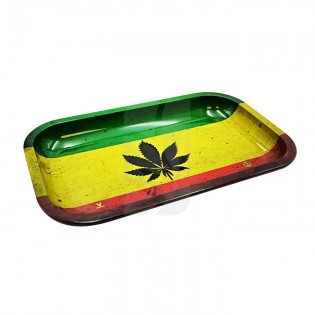 Rasta Leaf Large Rolling Tray