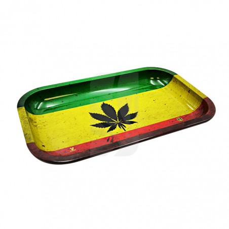 Rasta Leaf Large Rolling Tray