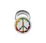 Caja redonda 5.5 cm. Peace Colorful Caja redonda 5.5 cm. Peace Colorful