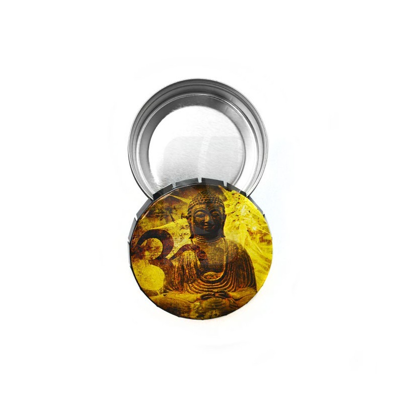 Caja redonda 5.5 cm. Buddha Ohm Caja redonda 5.5 cm. Buddha Ohm