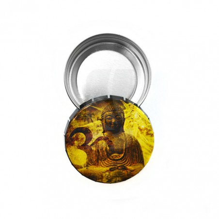 Round box 5.5 cm. Buddha Ohm ⭐ STORAGE BOX