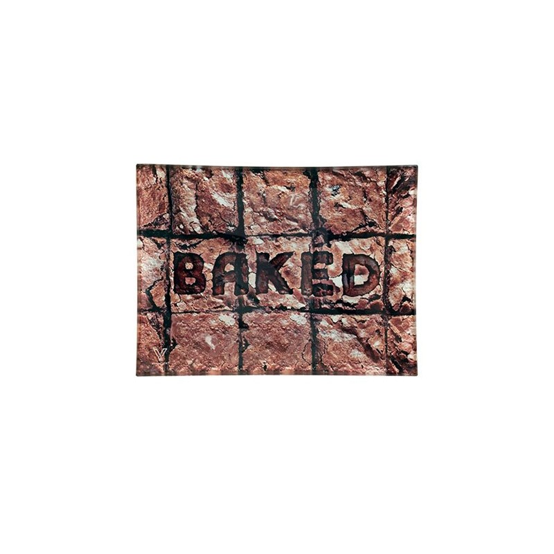 Brownies Glass Rolling Tray 16 x 12 cm Brownies Glass Rolling Tray 16 x 12 cm